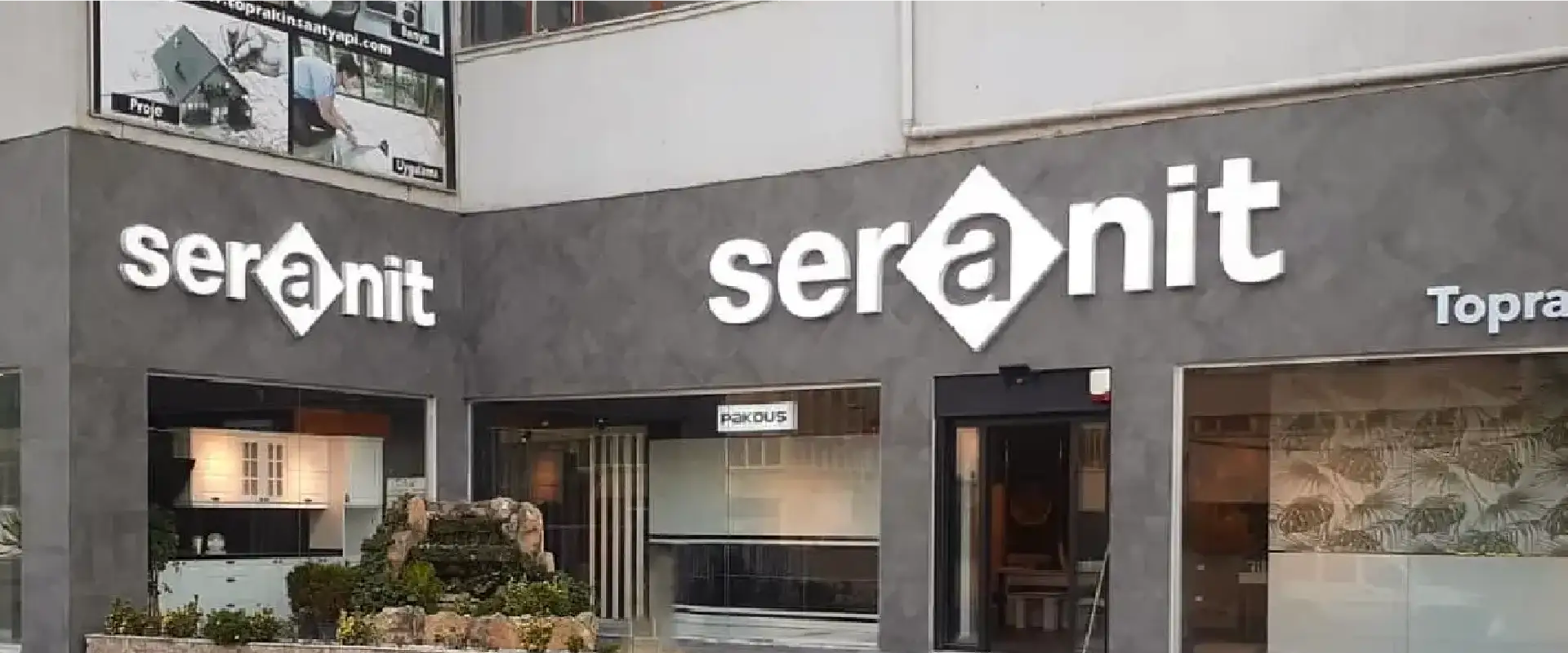 Tabela Çalışmaları Kompozit cephe ışıksız tabela uygulaması
