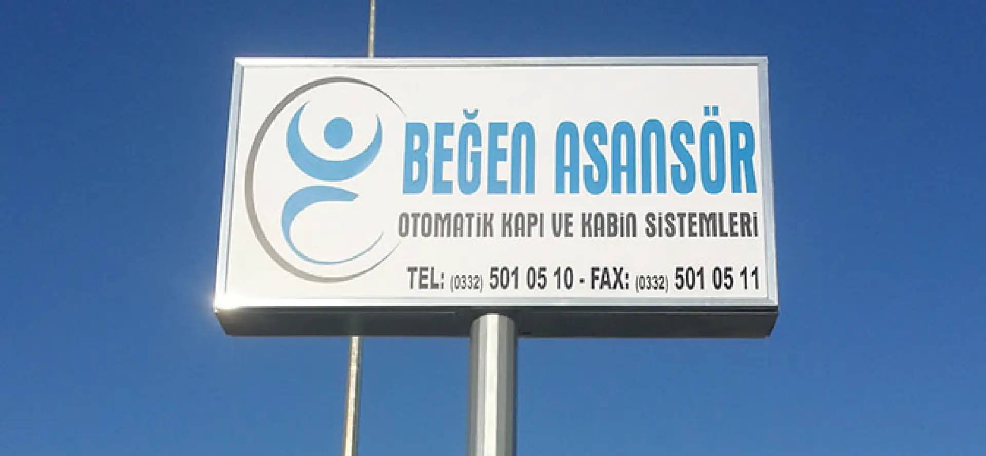 Işıksız Totem Tabela Işıksız totem tabela montaj çalışması