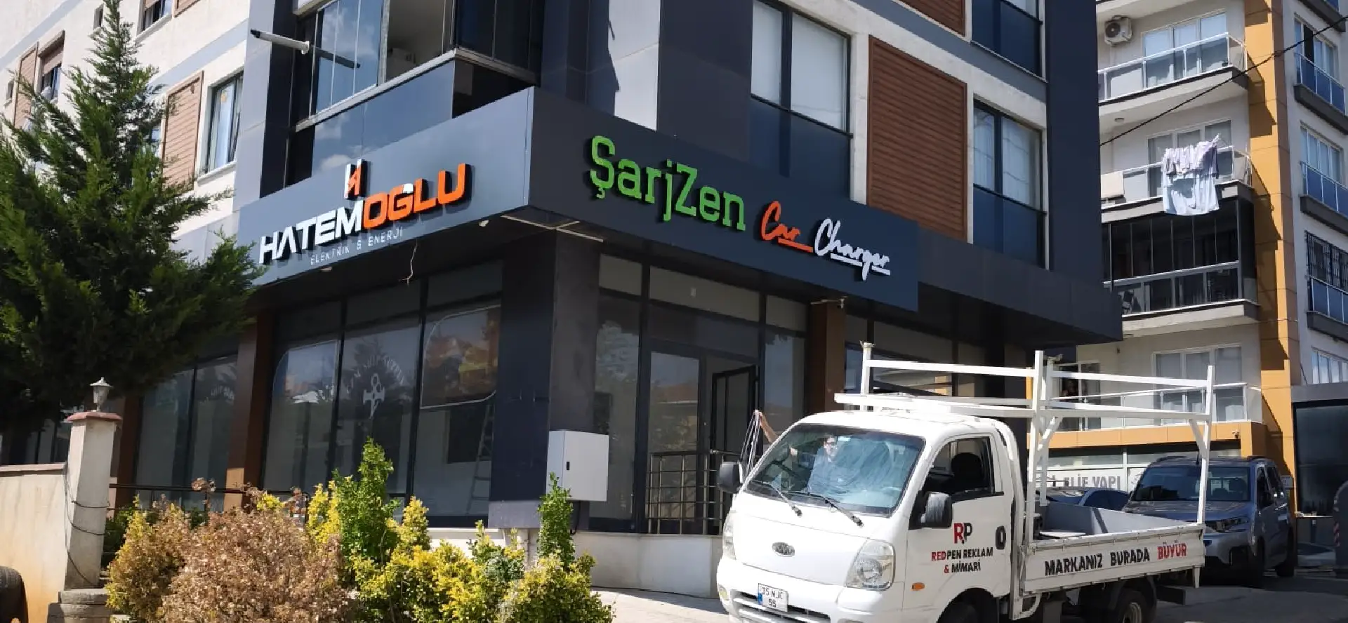 Şarjen Hatemoğlu Tabela Uygulaması Şarjen tabela uygulaması