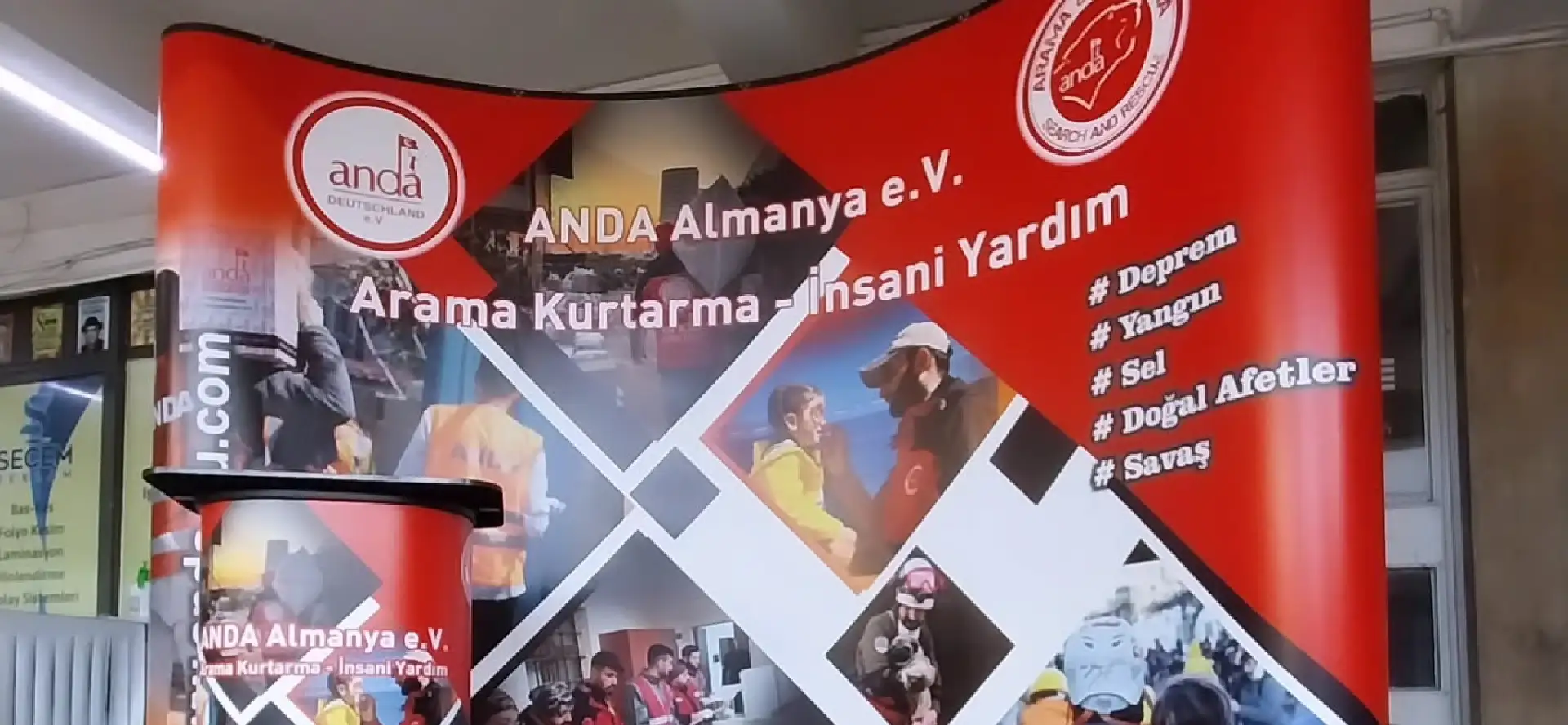 Stand Tabelası Fuar ve mağaza içi stand tabelası örneği