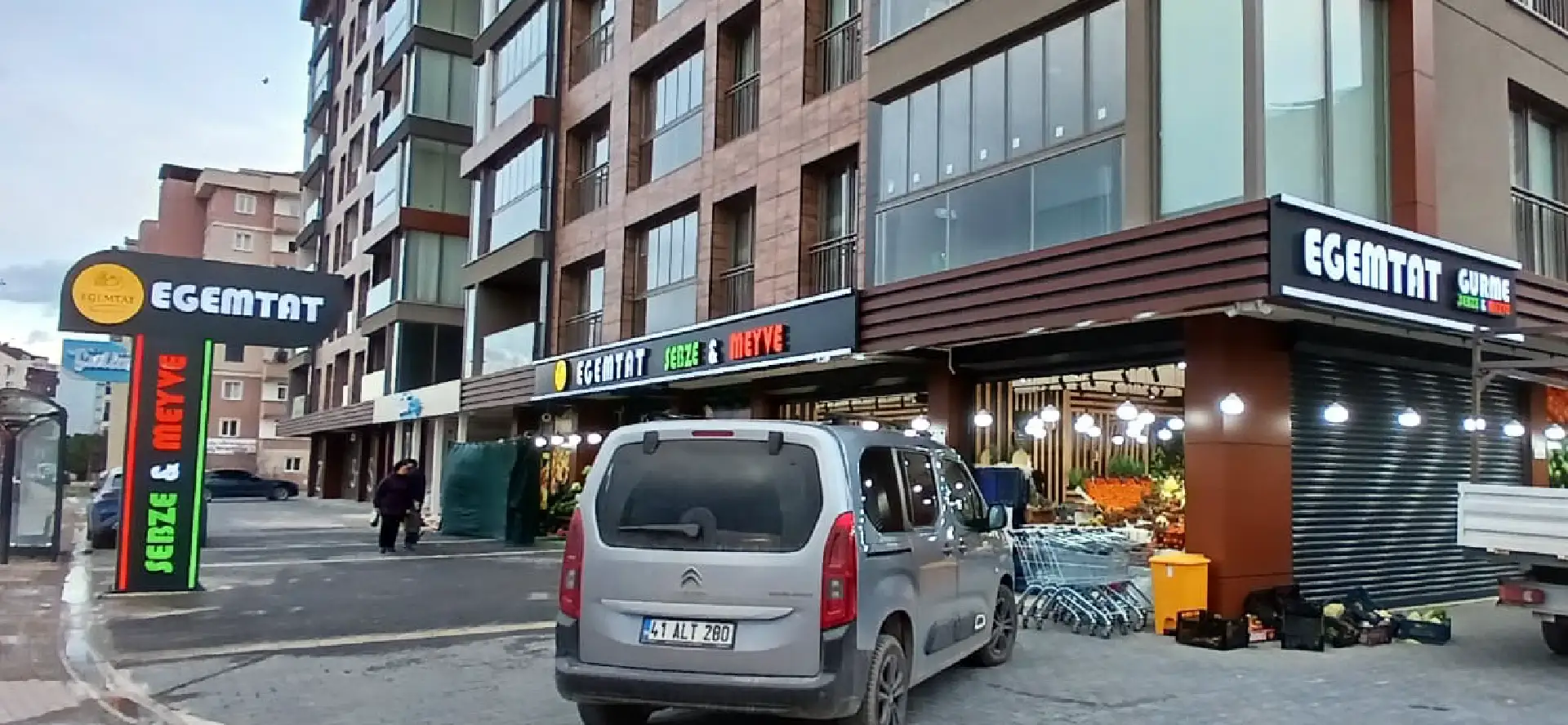 Egemtat Tabela Uygulaması Gebze ışıklı manav tabelası uygulaması