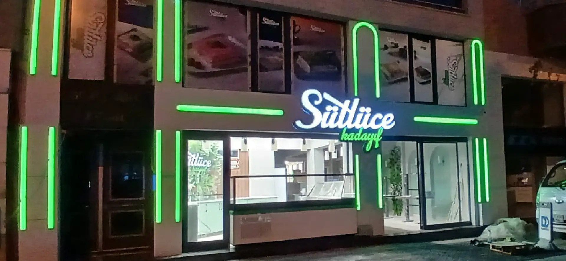 Restoran Tabelası Nasıl Olmalı? Işıklı restoran cephe tabela uygulaması