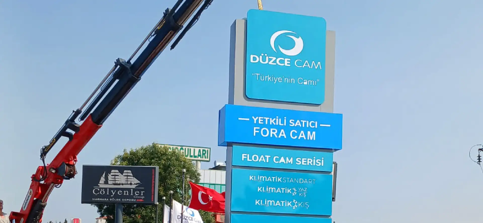 Işıklı totem tabela uygulaması