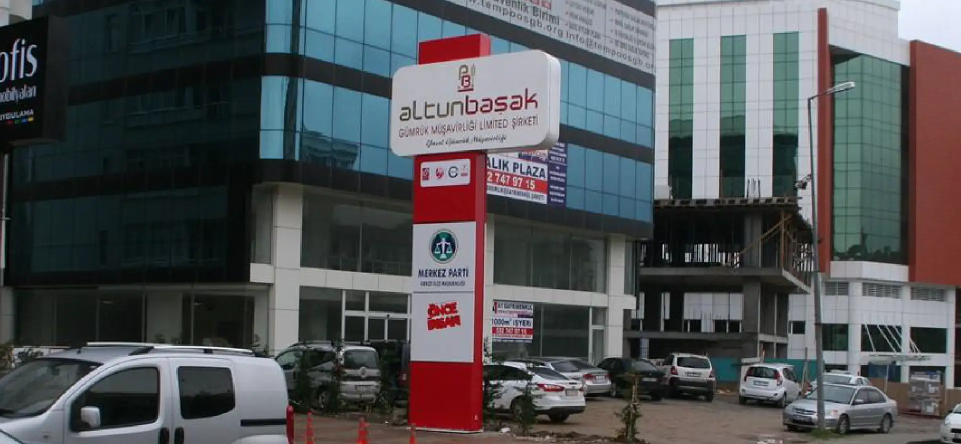Işıksız Totem Tabela Kurumsal ışıksız totem tabela modeli