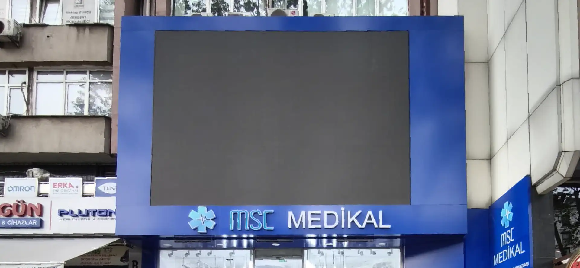 Tabela Çalışmaları MSC Medikal LED ekran uygulaması