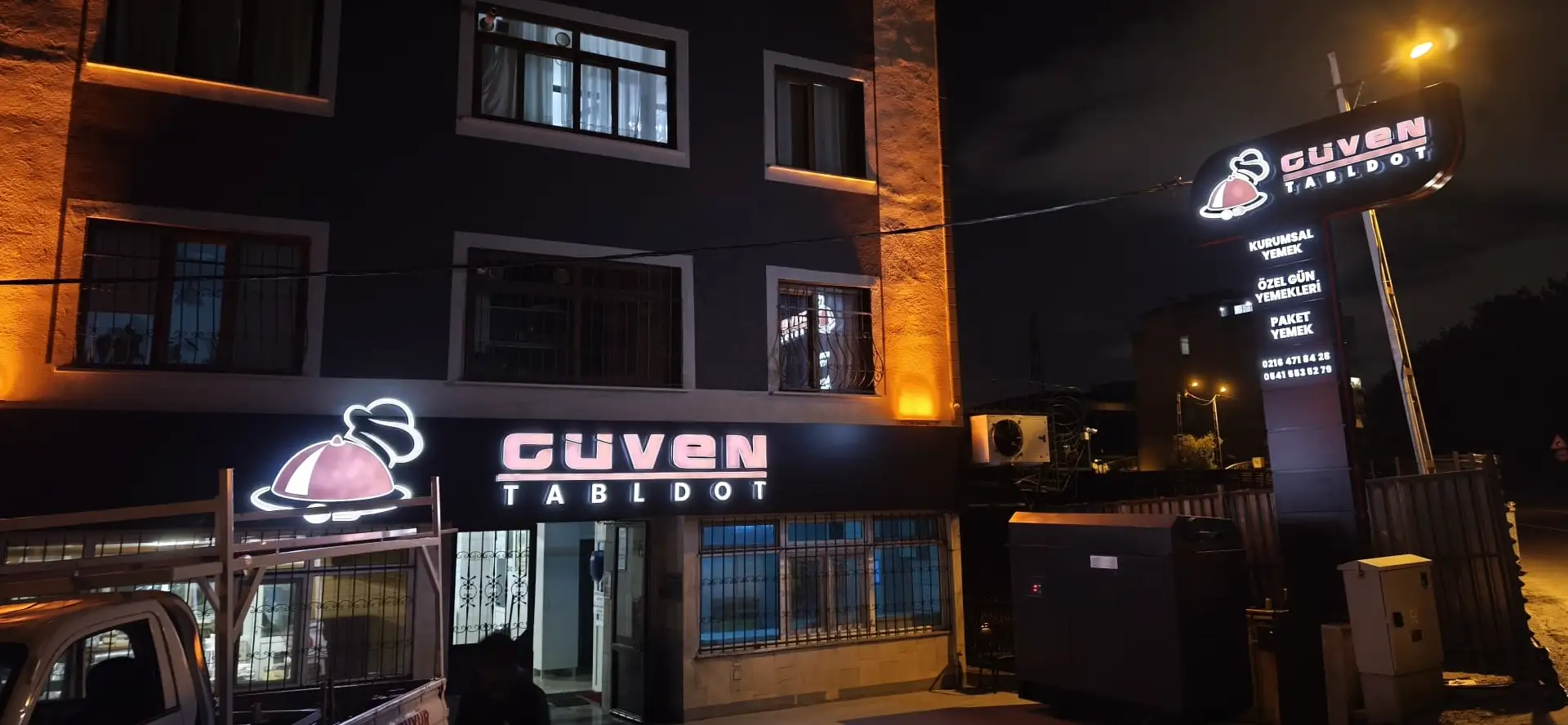 Tabela Projeleri Güven Tabldot ışıklı kutu harf tabela uygulaması