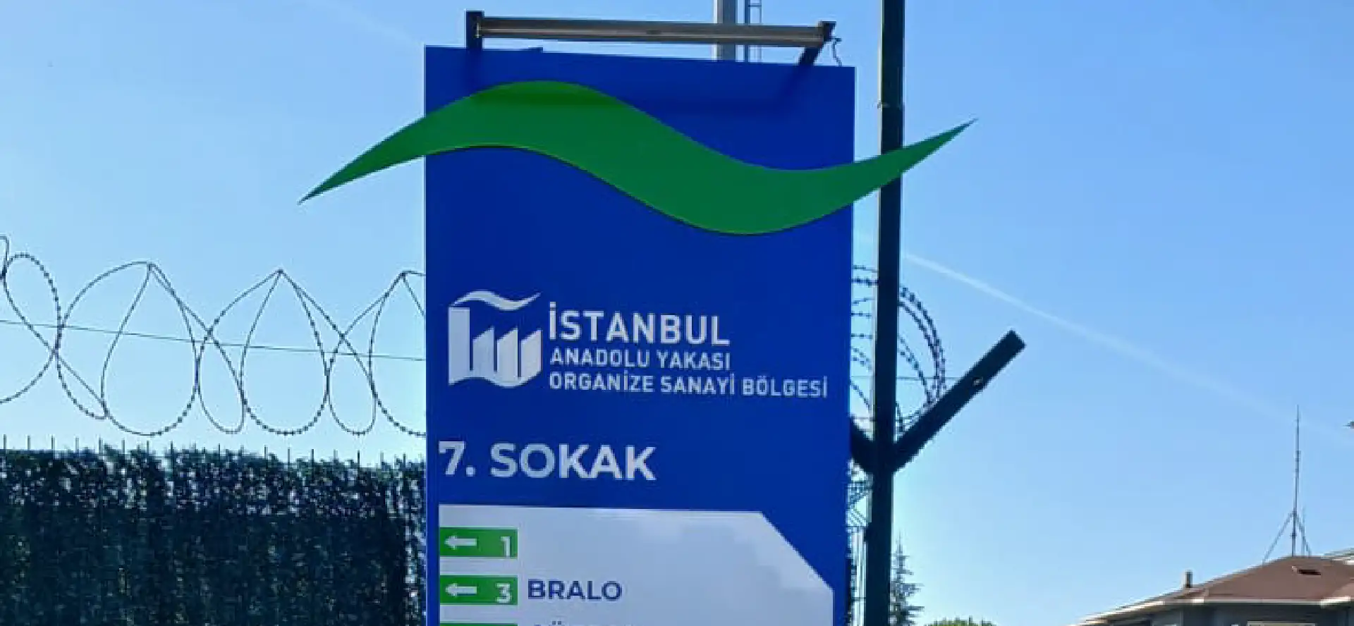Tuzla Organize Sanayi Tabela Uygulaması Tuzla Organize Sanayi tabela uygulaması